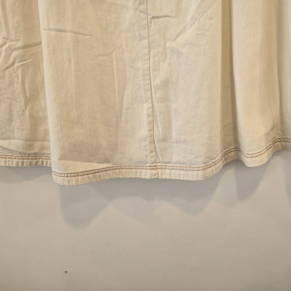 Anthropologie Cream A-Line Skirt Size 16 Nwot. - Picture 3 of 9